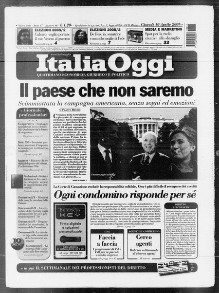 Italia oggi : quotidiano di economia finanza e politica